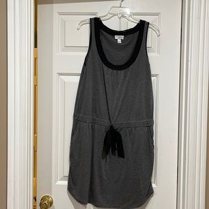 Little gray and black jumper by Loft size L